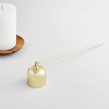 West Elm Brass Finished Candle Snuffer