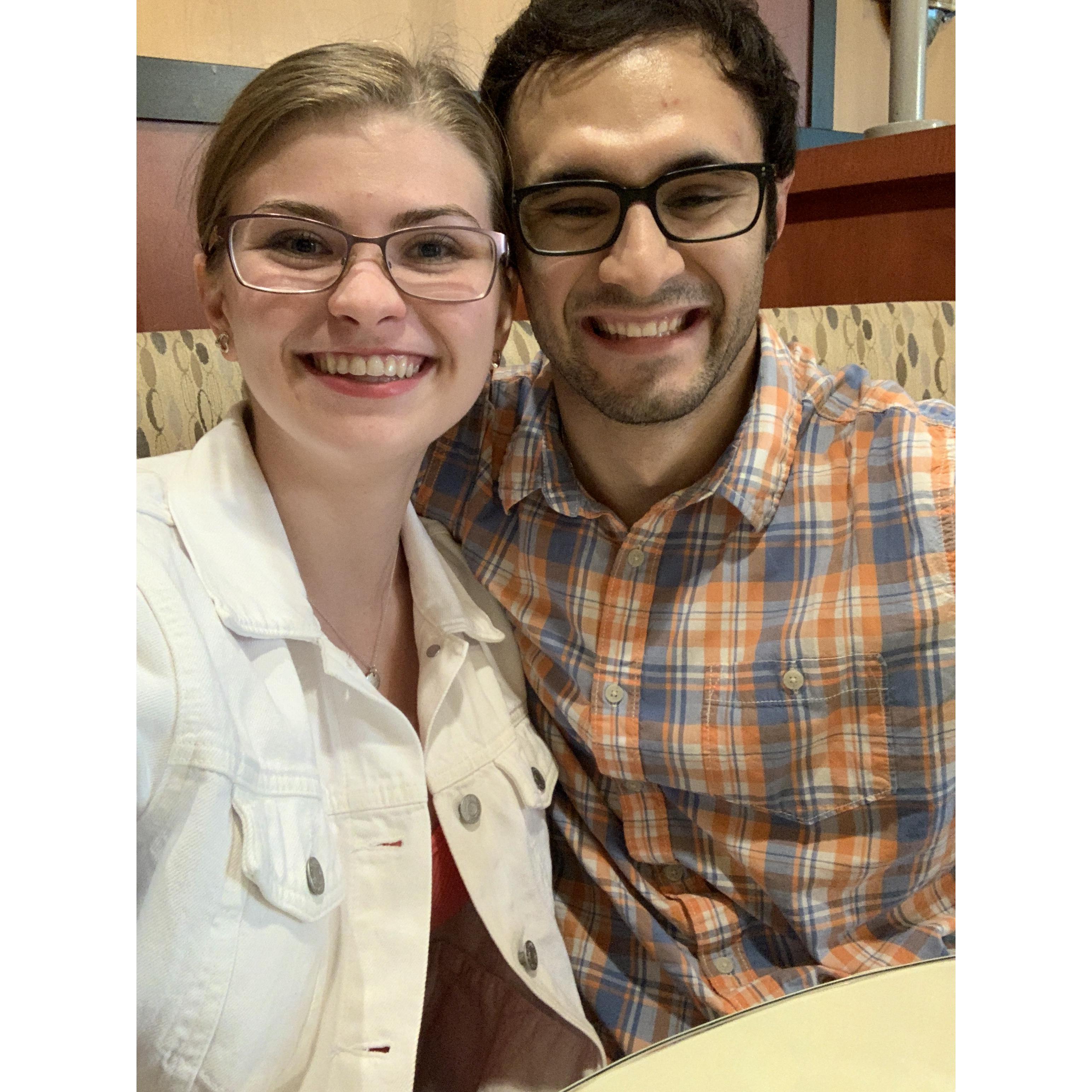 Circa 2019. Celebrating Allison passing her NCLEX! Officially Allison, BSN, RN.