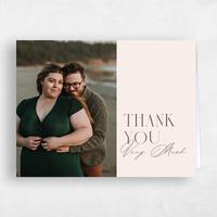 Beige Wedding Thank You - Shahira Photo