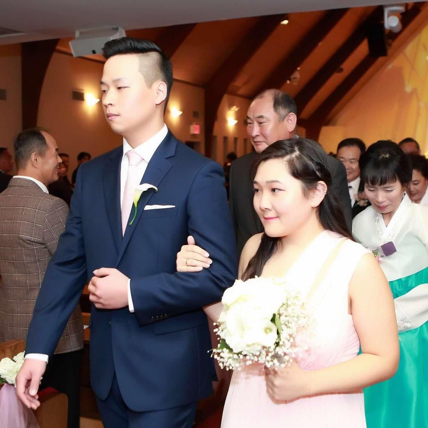 Who knew we would walk the aisle together again?