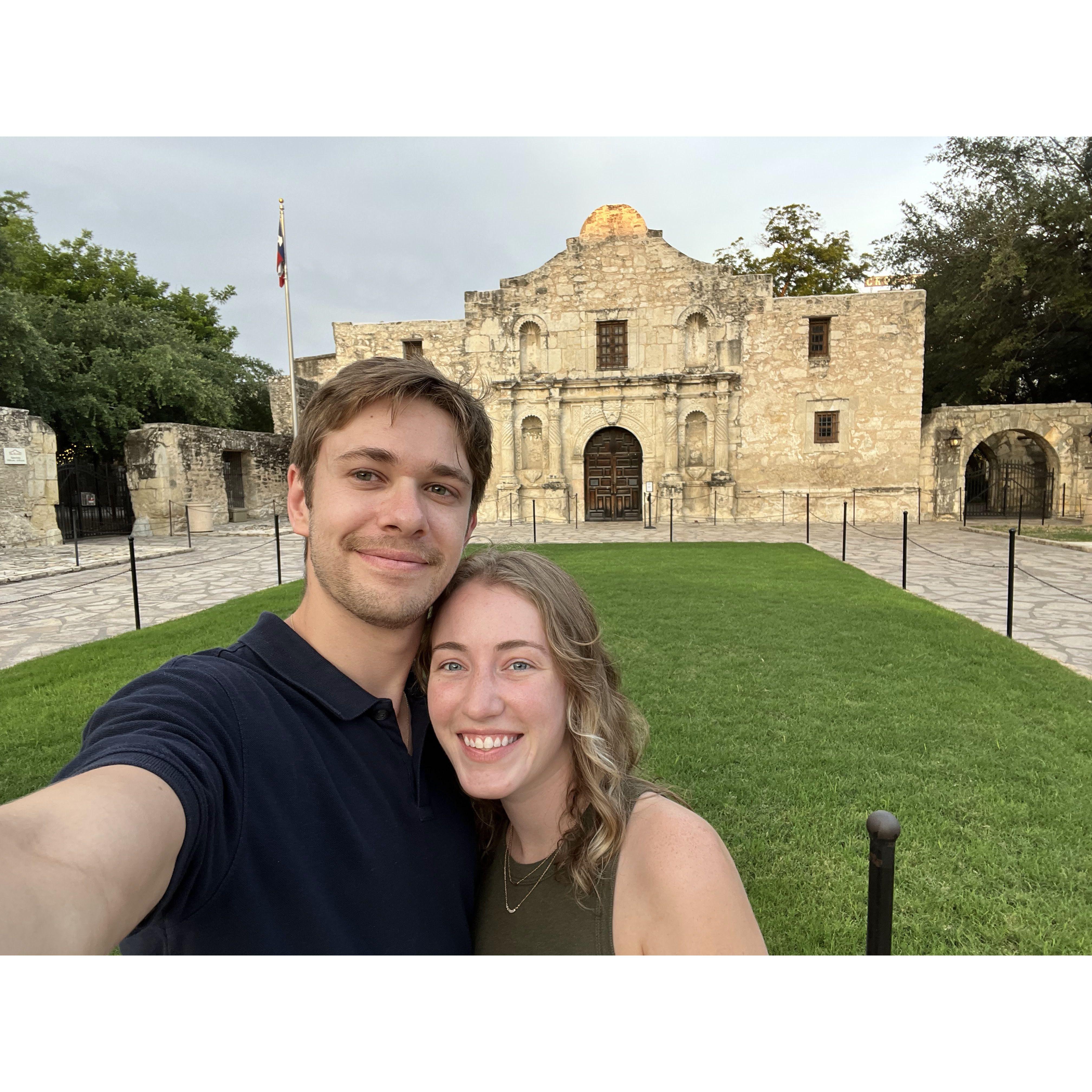 Visiting the work of Jose's people in San Antonio