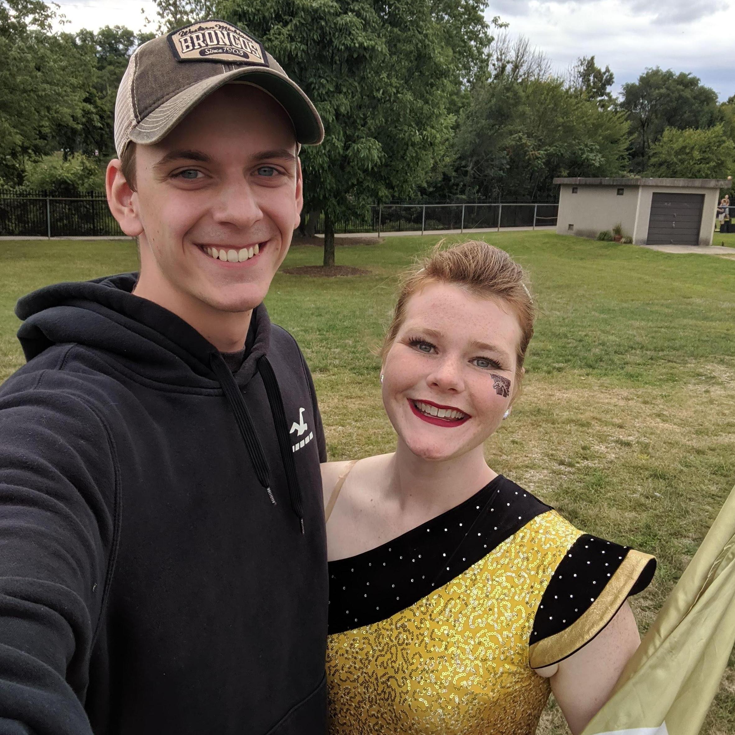 Josh attends Julia's opening game! August 31, 2019