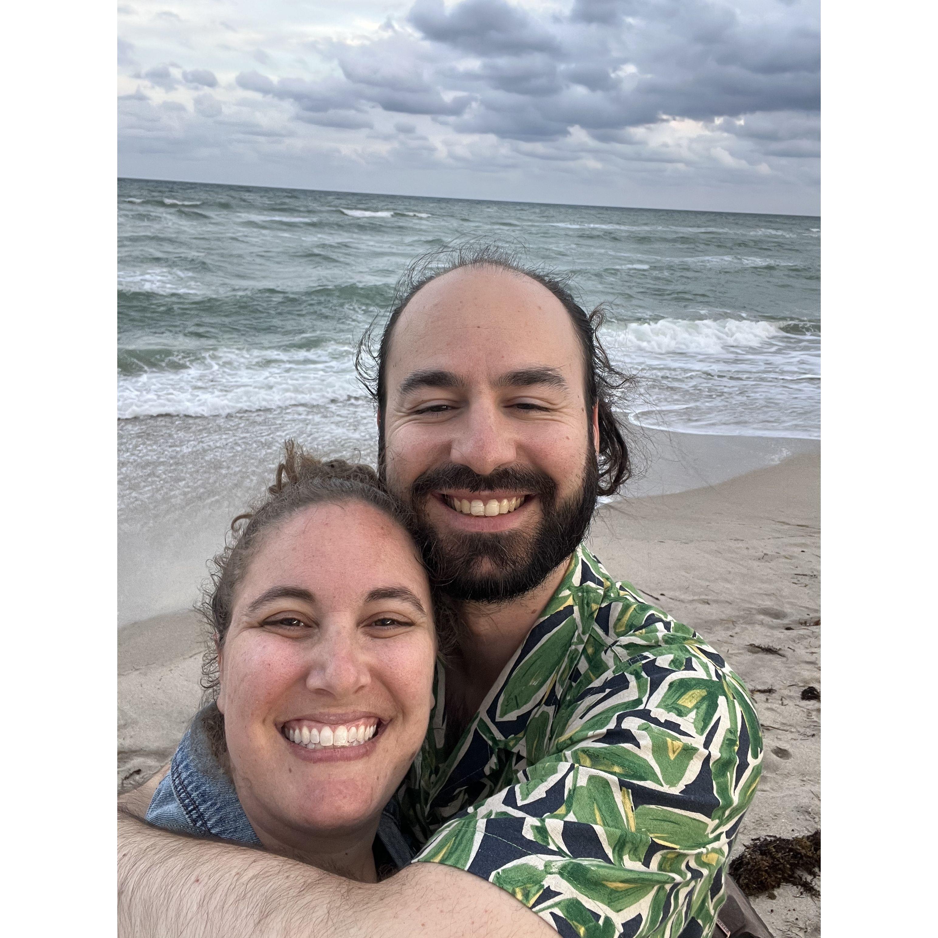 A blustery beach walk in Florida. :)