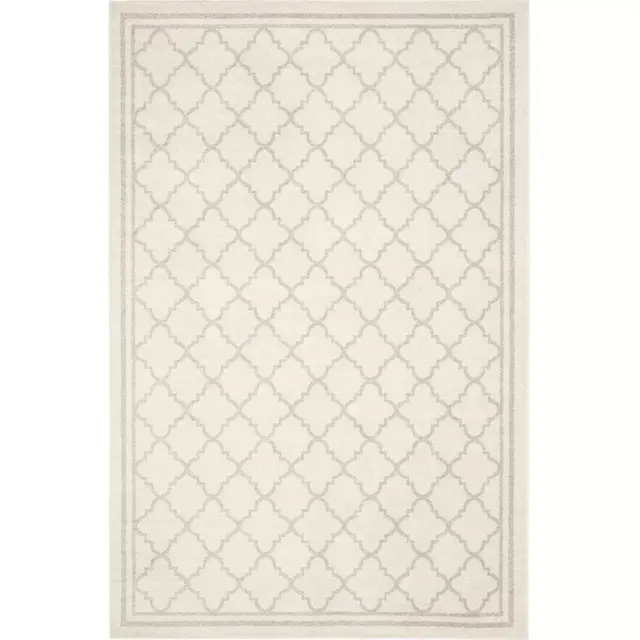 Safavieh Amherst Quine 6-Foot x 9-Foot Indoor/Outdoor Area Rug in Beige/Light Grey