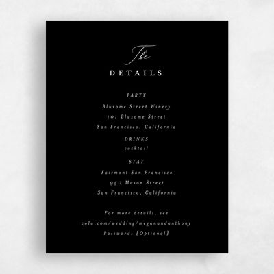 Black Wedding Enclosure - Jackson