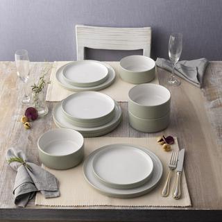 ColorTex 12-Piece Dinnerware Set, Service for 4