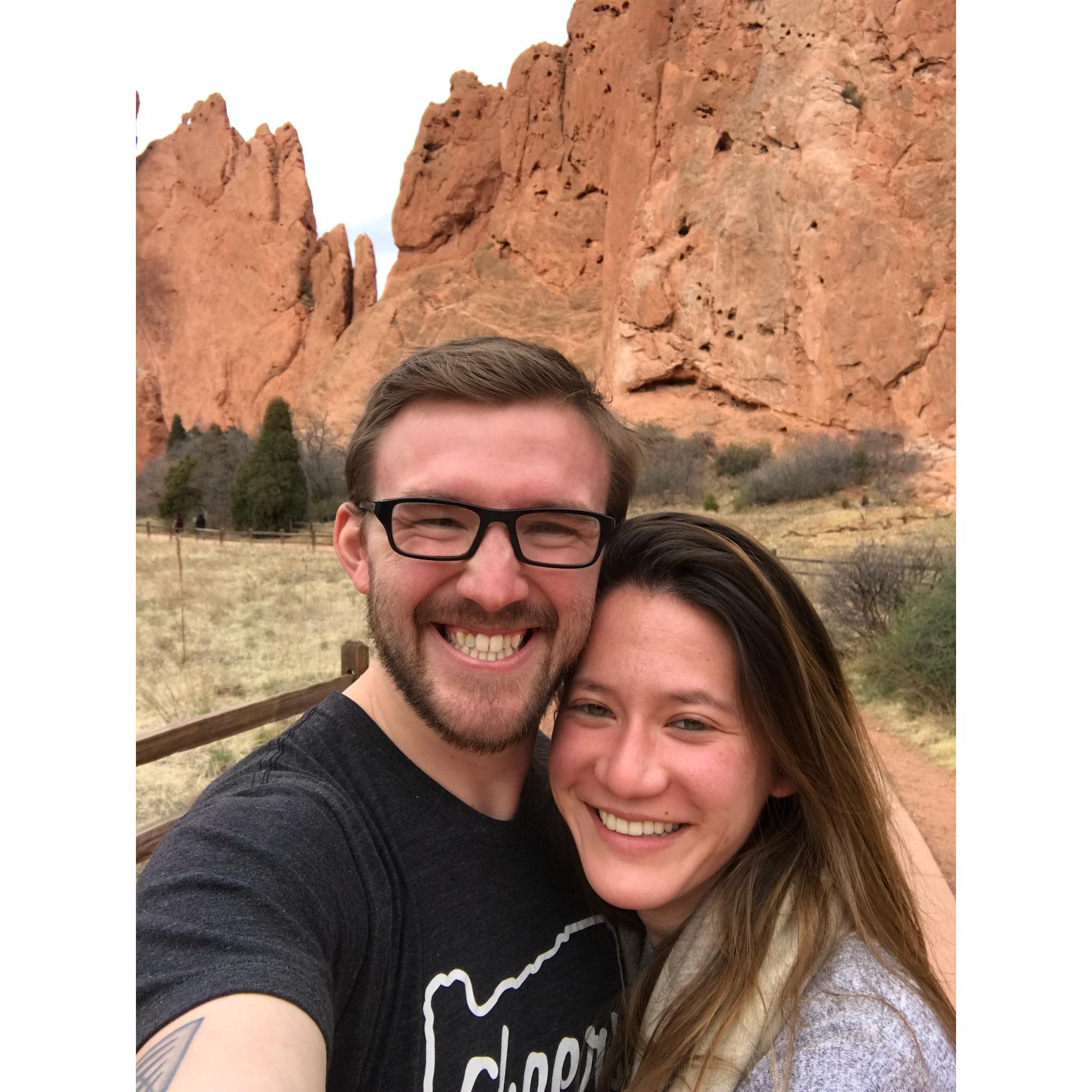 Garden of the Gods in Colorado