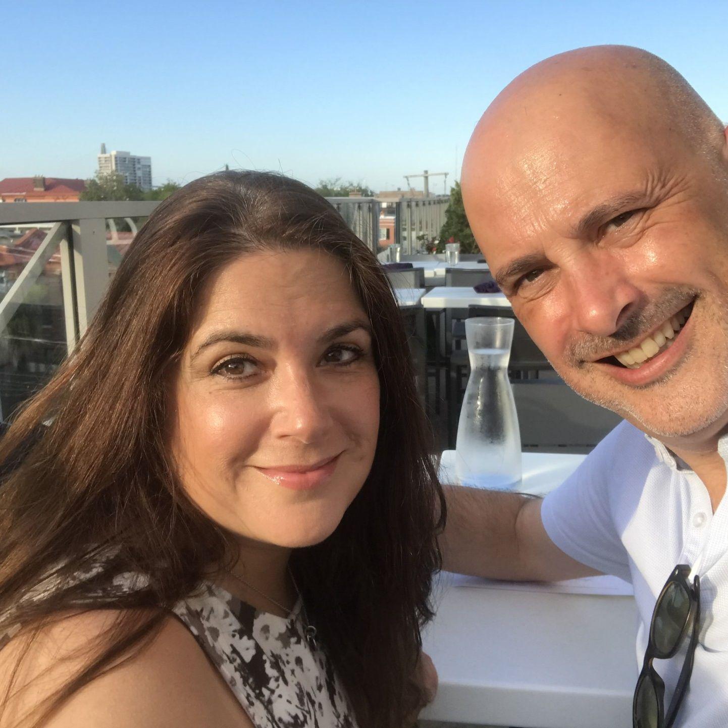 Rooftop bar cocktails in Charleston, USA