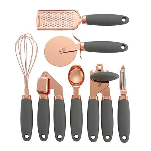 Rose Gold Kitchen Tool Set (7 pcs)
