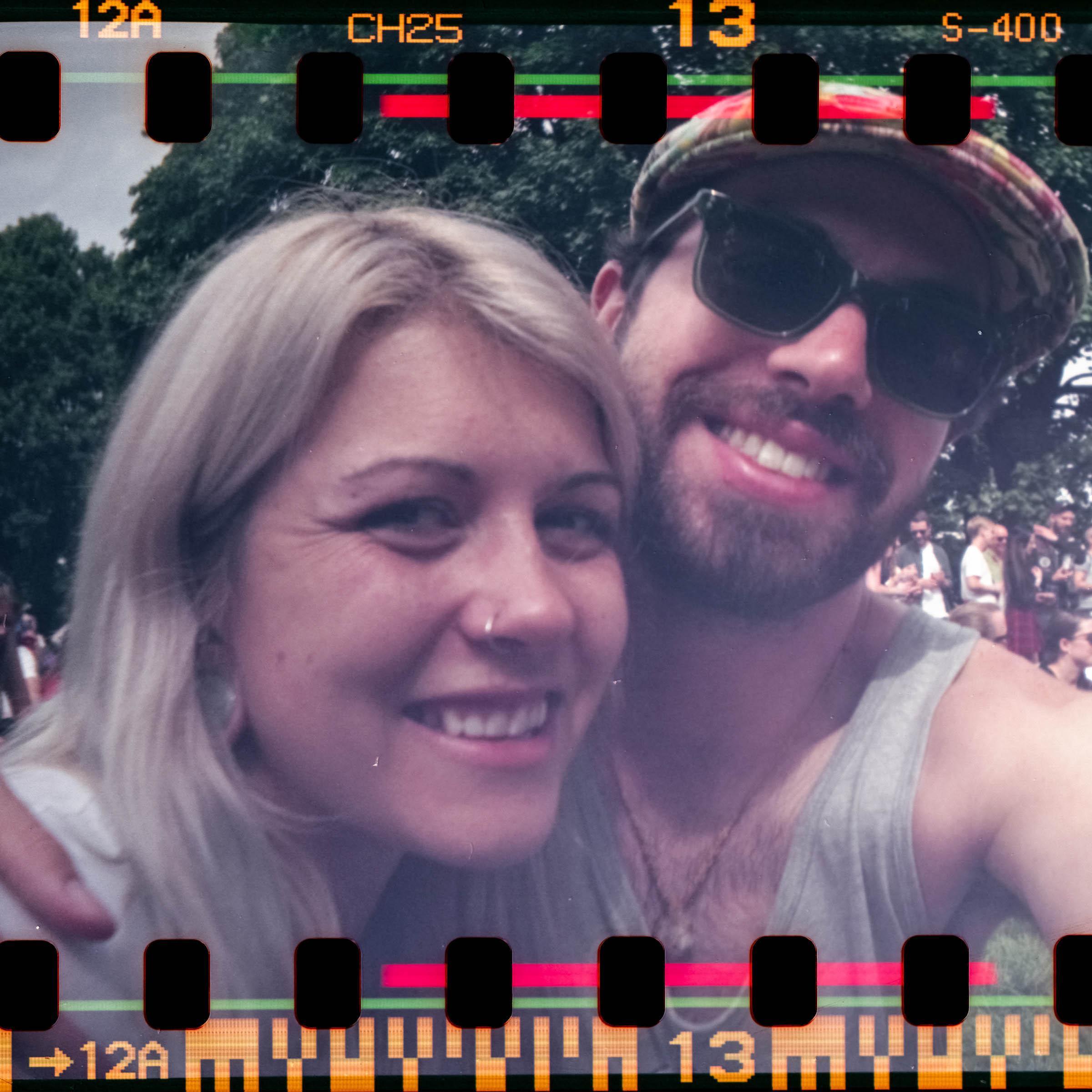 Selfie at Øya music festival in Oslo, August 2017