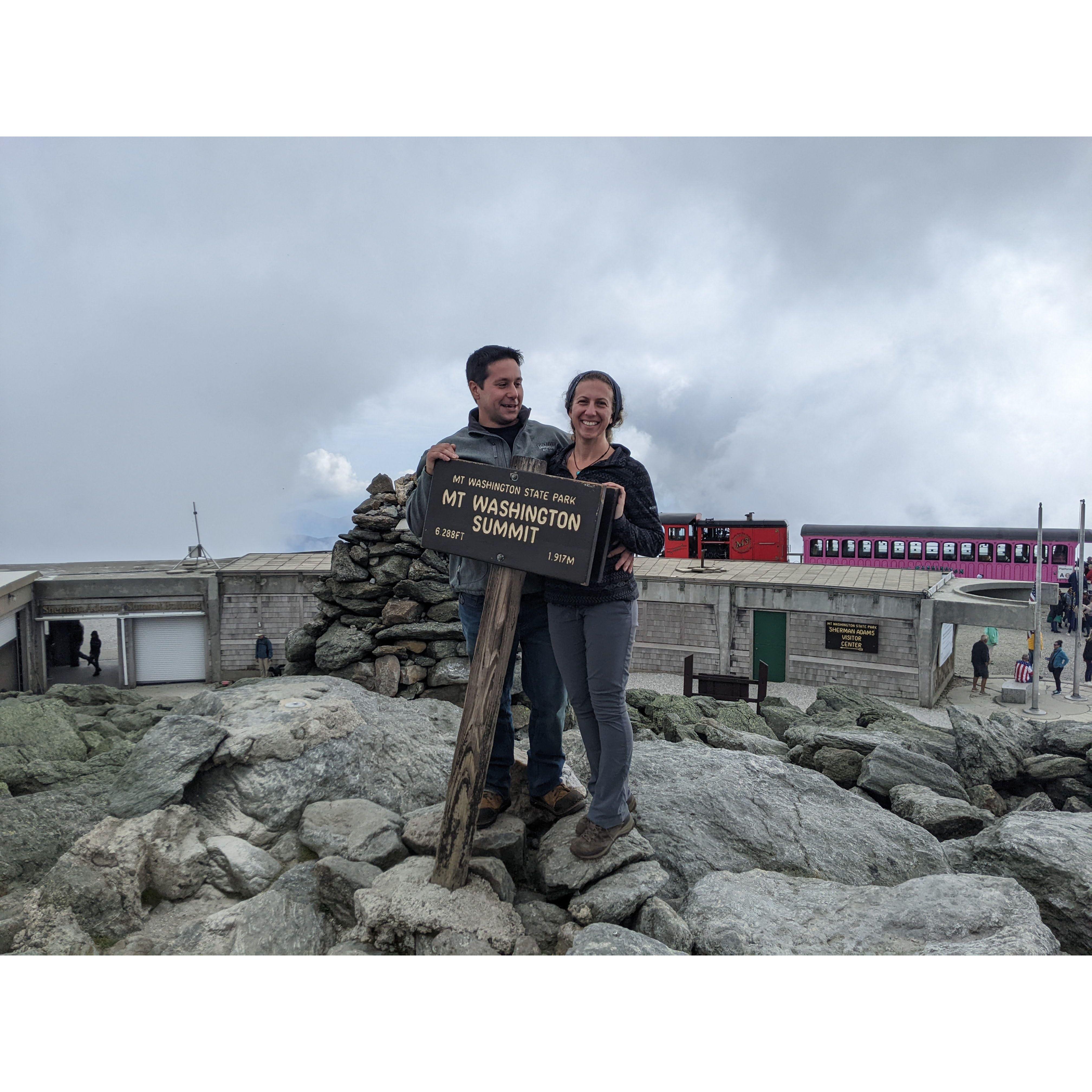 Top of Mt. Washington 🚙 
September 2022