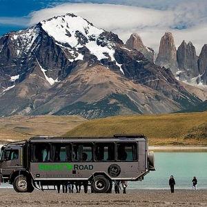 Bus transfers to/from Torres del Paine