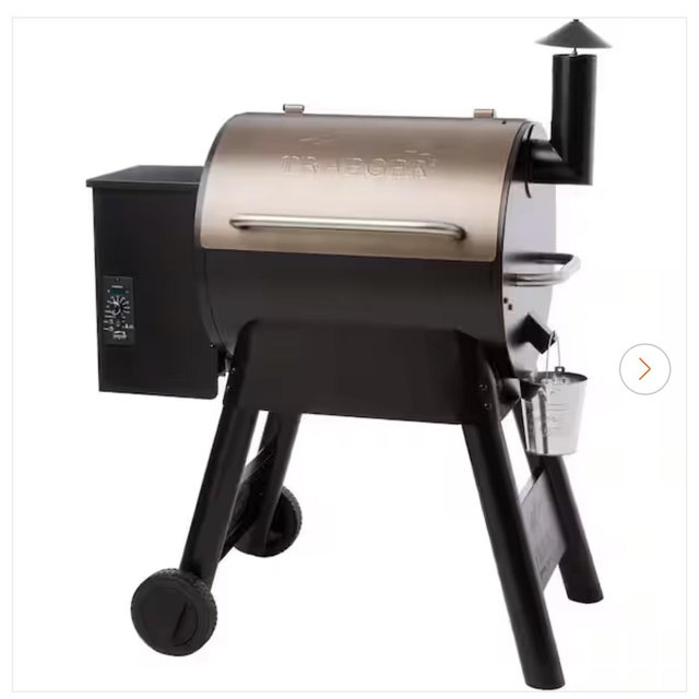 Traeger Pro Series 22-Pellet Grill and Smoker in Bronze TFB57PZB