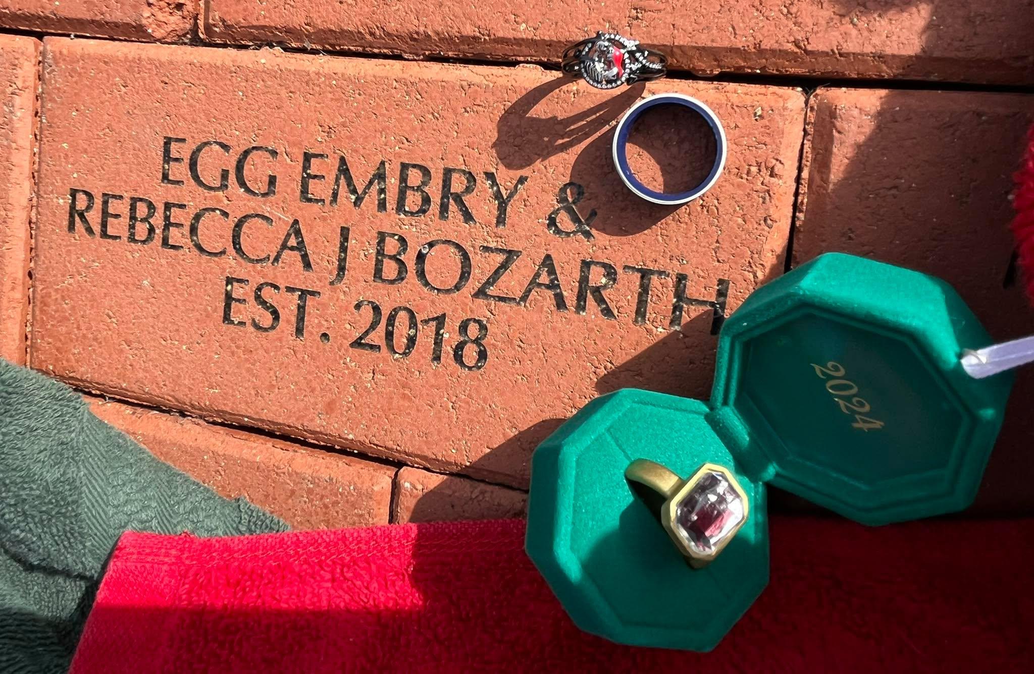 The Wedding Website of Rebecca J. Bozarth and Egg Embry