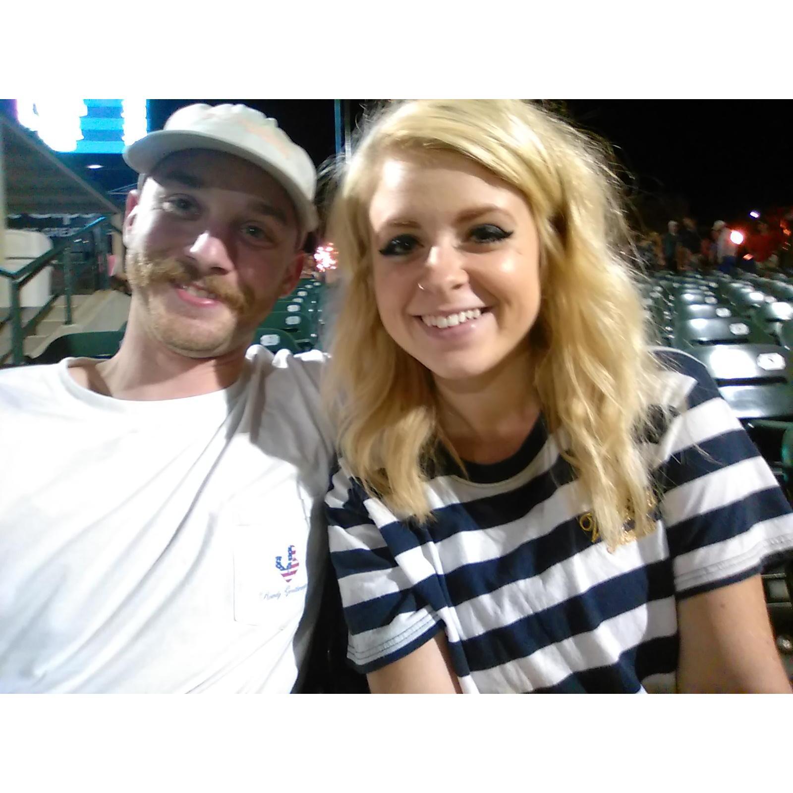 At a bats game