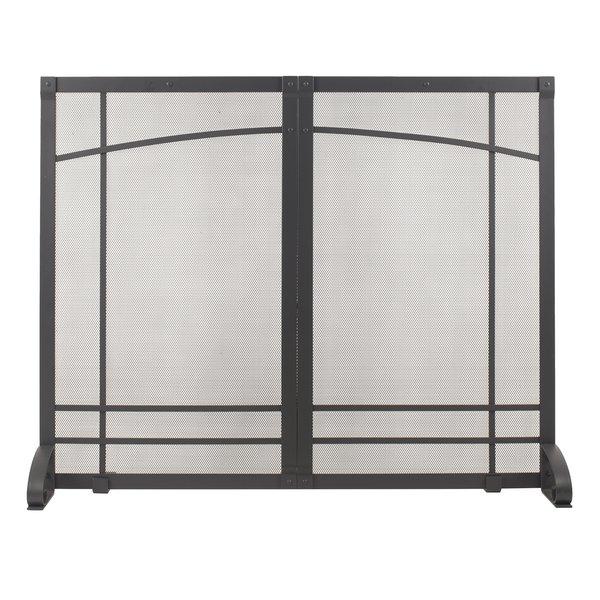 Amherst Single Panel Steel Fireplace Screen