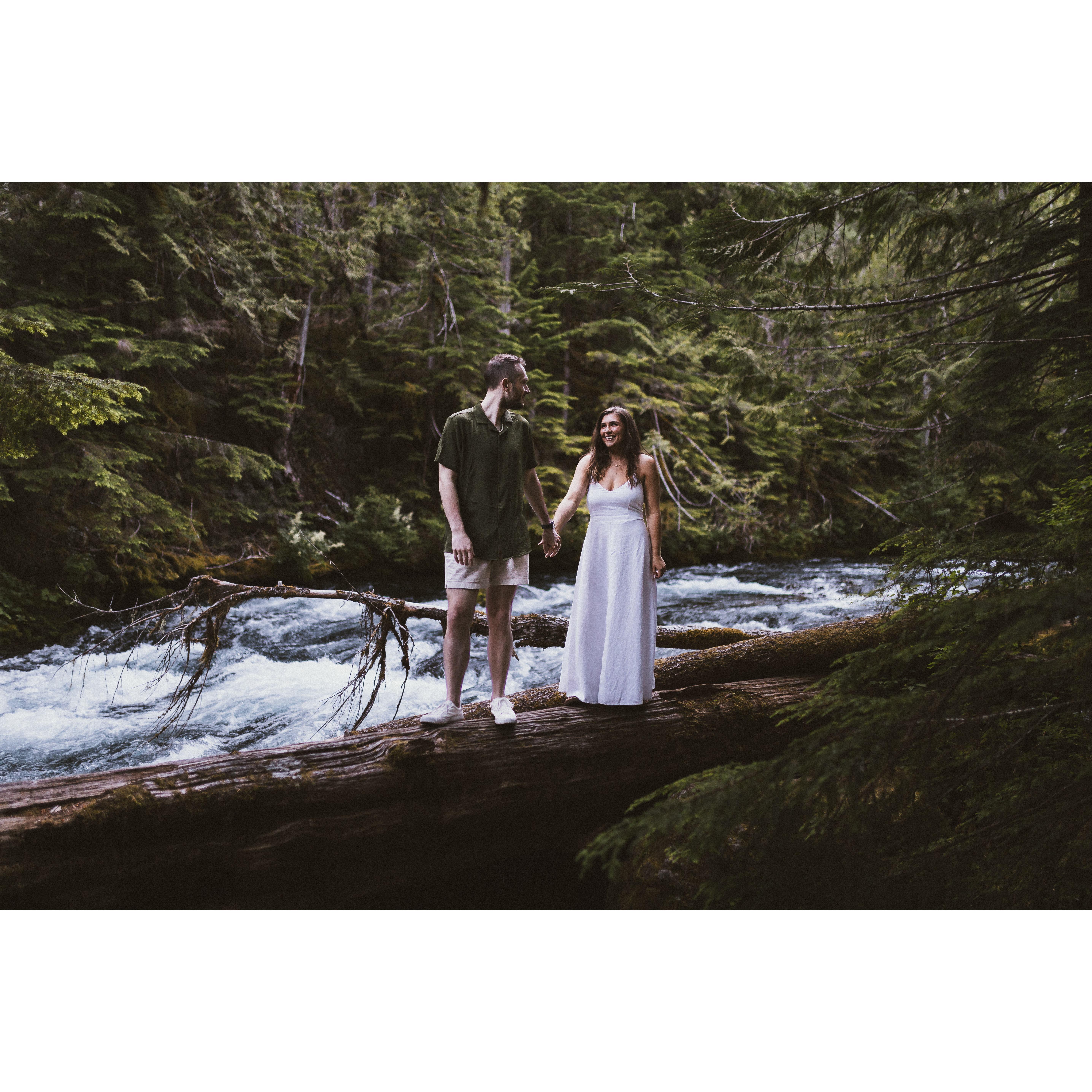 Our engagement shoot with Tony Gambino, just outside of Sisters, Oregon!