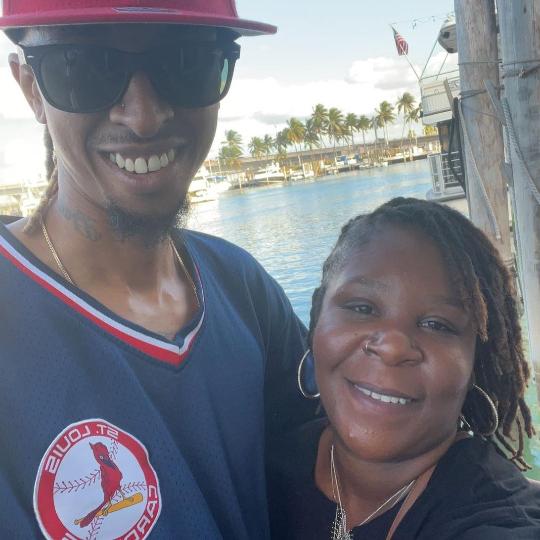 His first time in Miami and my second!