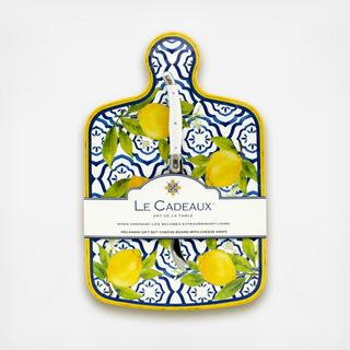 Palermo Melamine Cheeseboard Gift Set