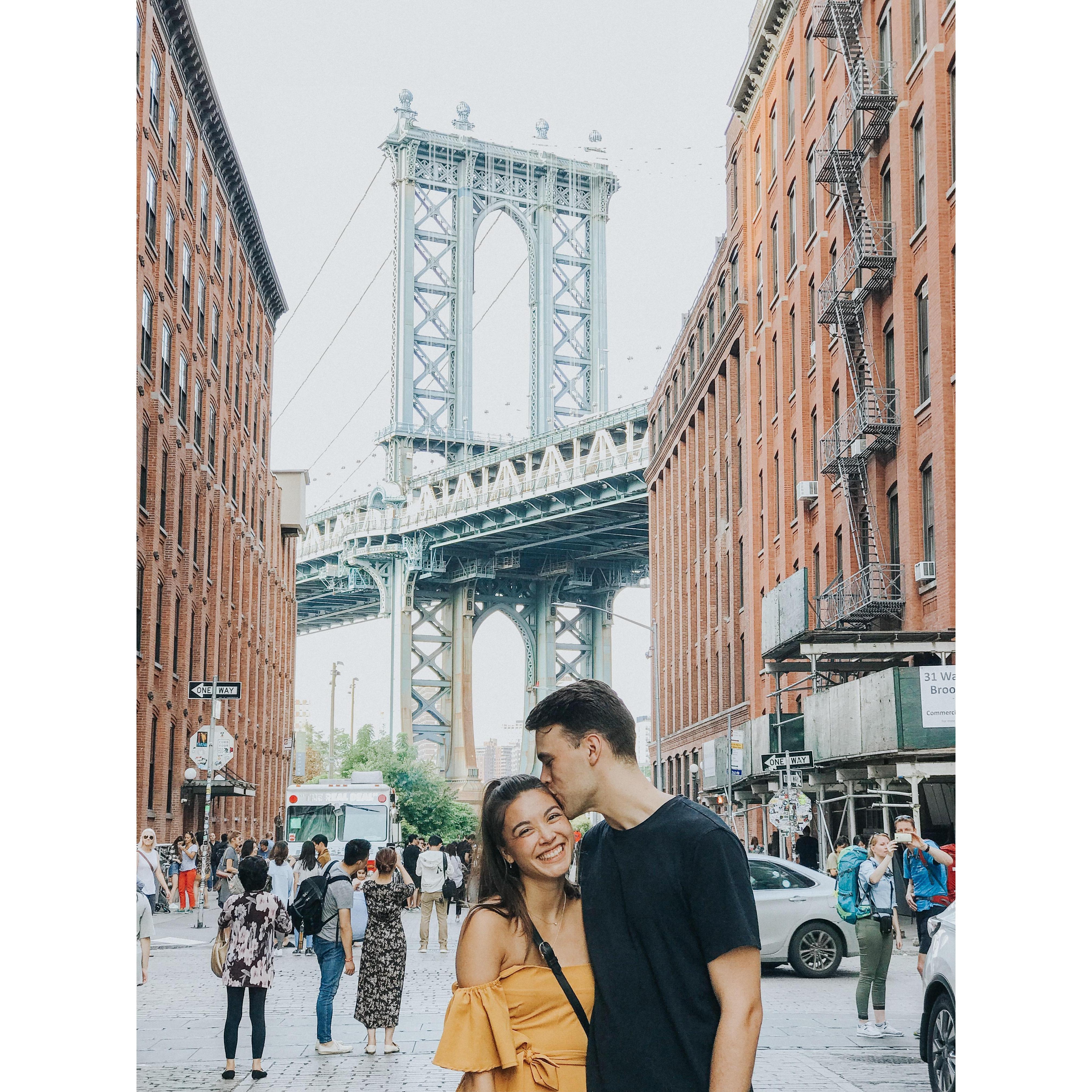 Under the Manhattan bridge