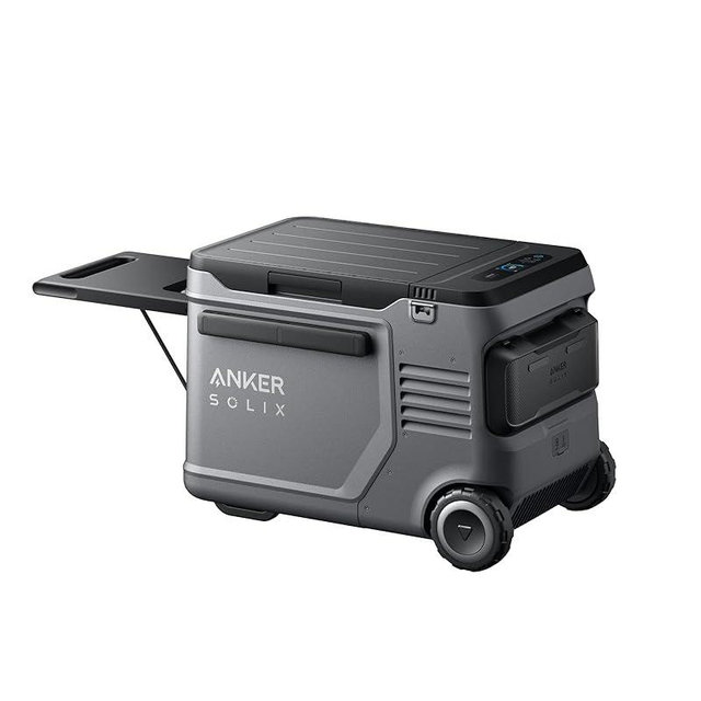 Anker SOLIX EverFrost 2 40L Cooler, 42 qt Car Refrigerator, Electric Cooler with 288Wh Battery, Powered by AC/DC or Solar, for Camping, Travel, and Fishing, -4℉ to 68℉ (Only 1 Battery Included)