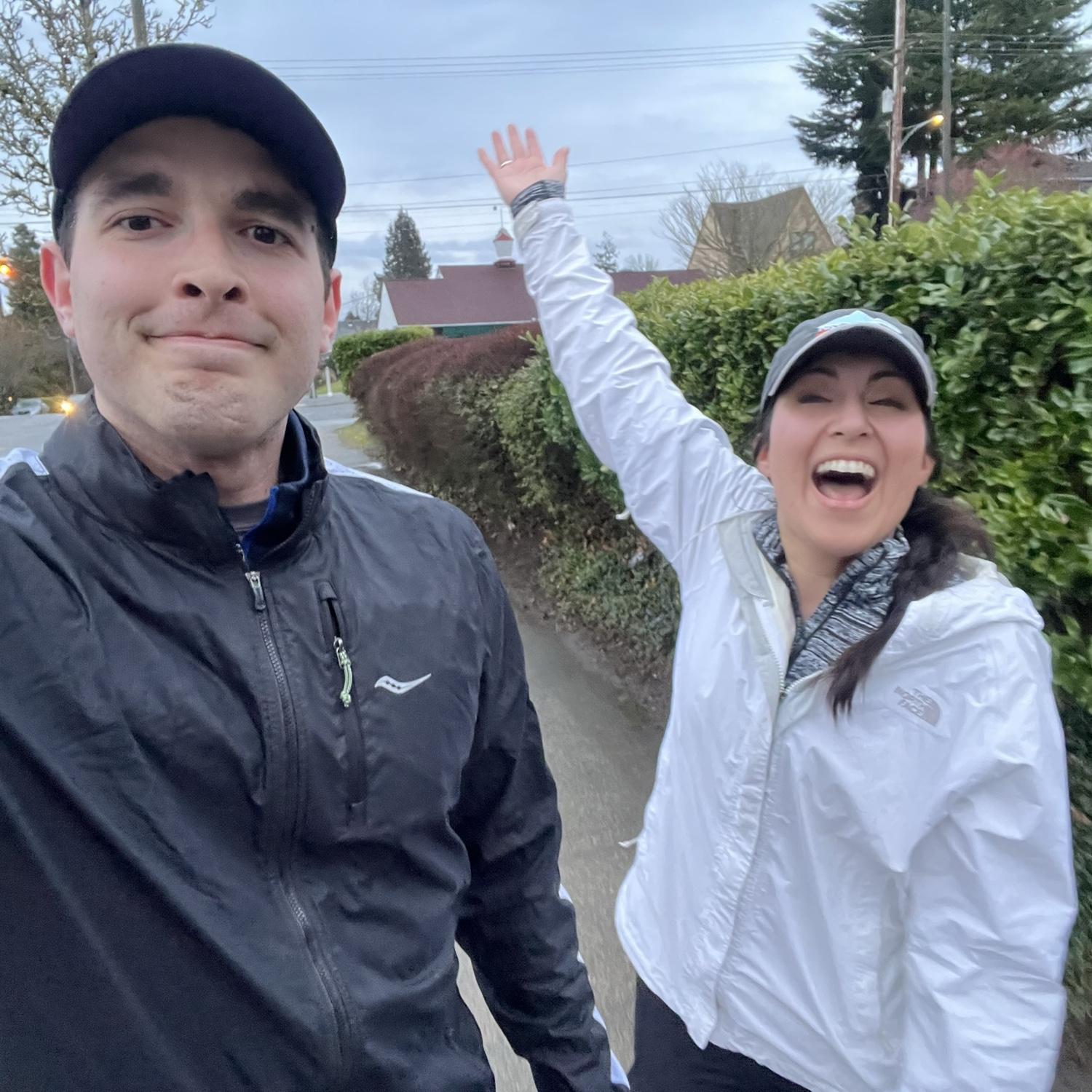 March 3, 2023: Our first run together!