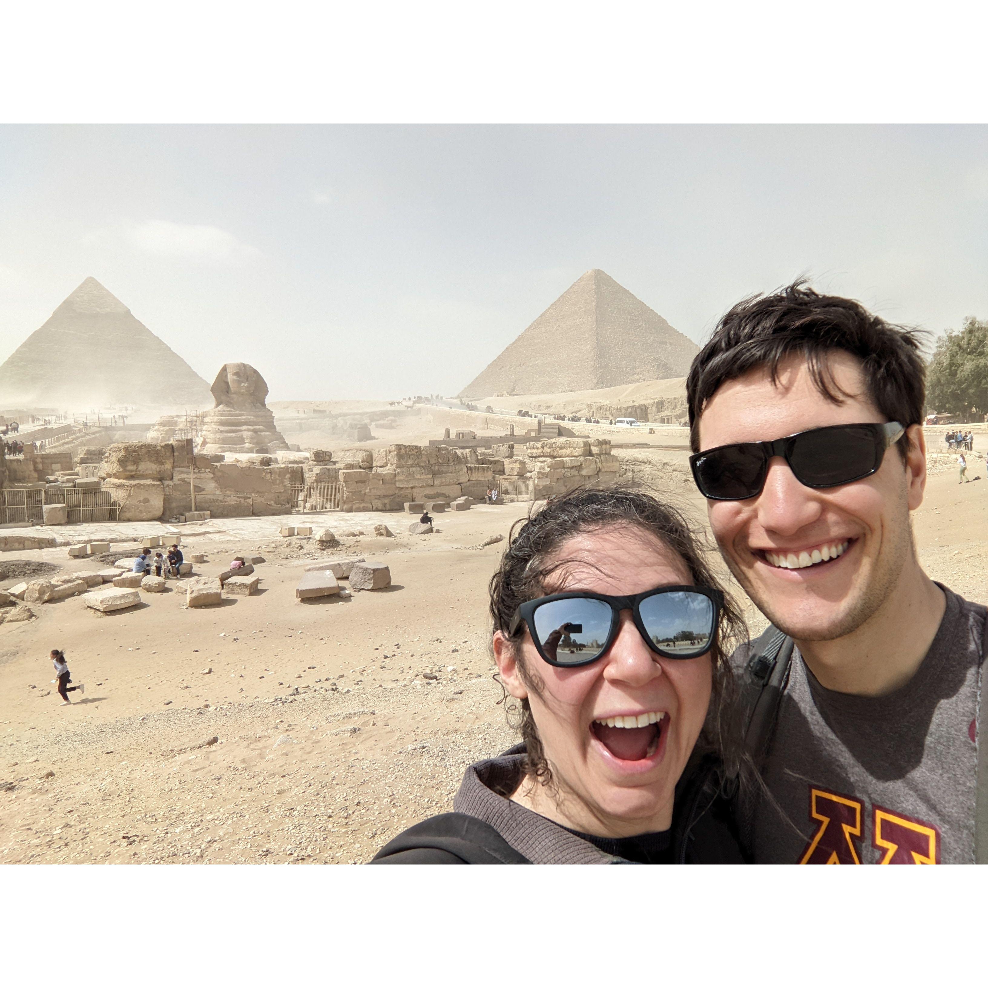 When Nick's family, Benjamin & Basant, celebrated their marriage in Egypt, we felt so lucky to be able to go and to see some of the amazing sights! (Cairo, Egypt. Spring 2022)