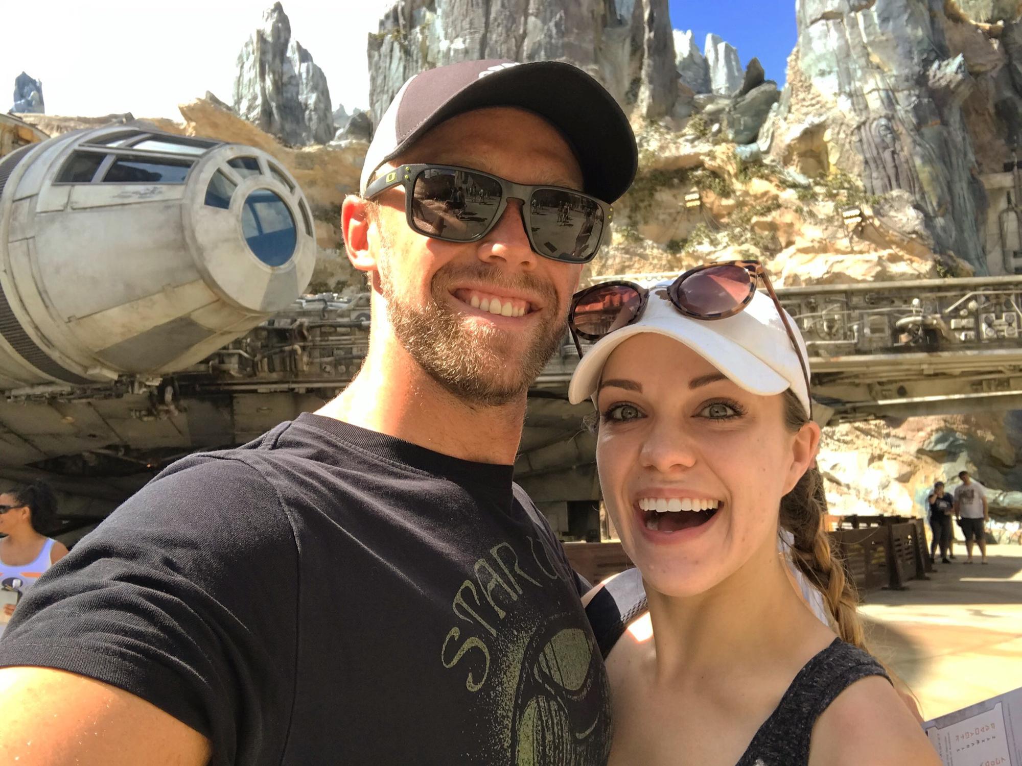Jared and Kierstin at Star Wars land