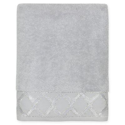 Croscill® Gwynn Bath Towel in Silver