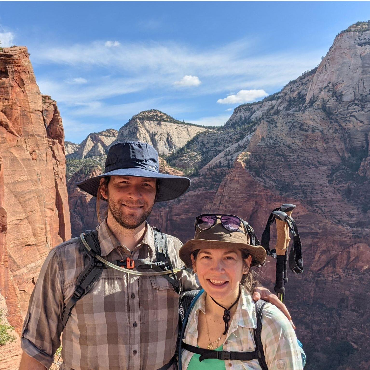 Hiking Angel's Landing.