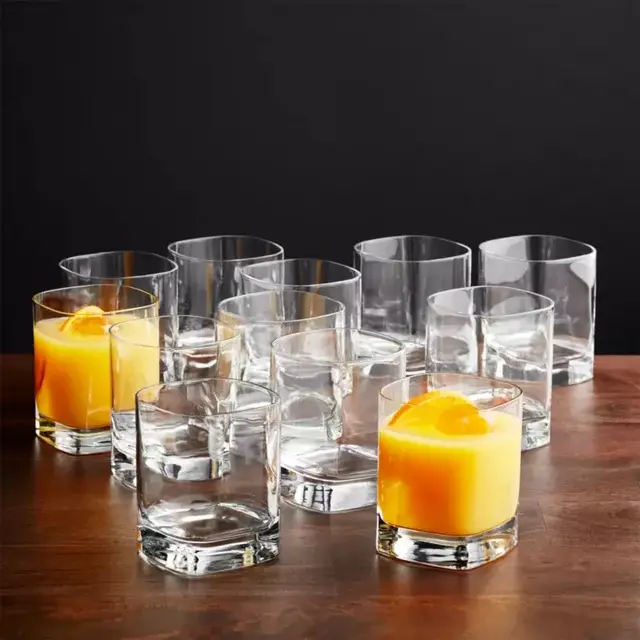Strauss Double Old-Fashioned Glasses, Set of 12