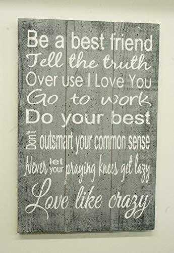 Love Like Crazy Wood Plaque Sign Pallet Plaque Sign Country Western Plaque Sign Lee Brice Western Wedding Plaque Sign Western Home Decor Rustic Wood Plaque Sign Wall Decor