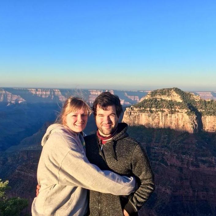 Sunrise at the Grand Canyon (North Rim) on our way from Los Angeles to Iowa!
