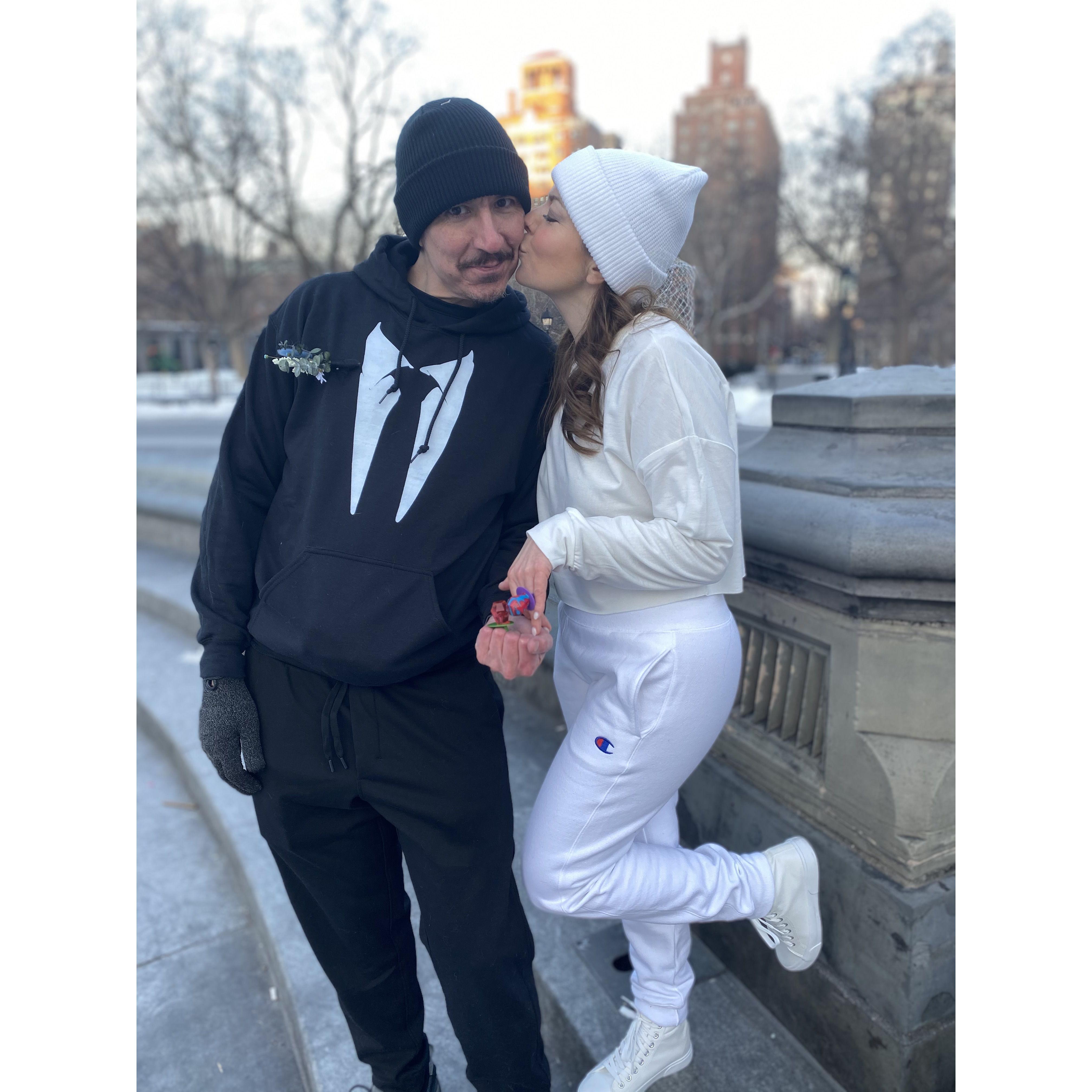 Alex and Jason's elopement, 2021