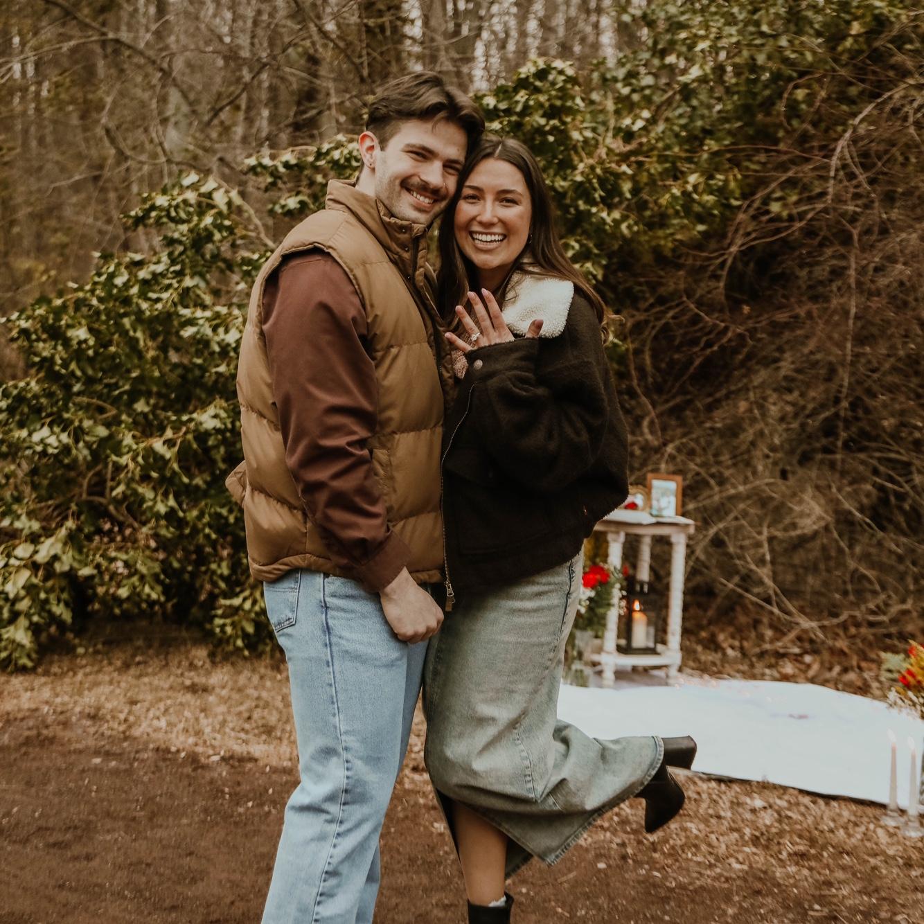 February 2025 Engaged on the Delaware Canal!