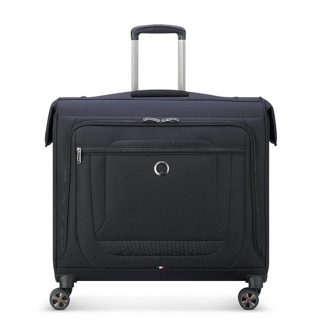 DELSEY Paris Helium DLX Carryon Garment Bag with Spinner Wheels, Black, Carry on 20 Inch
