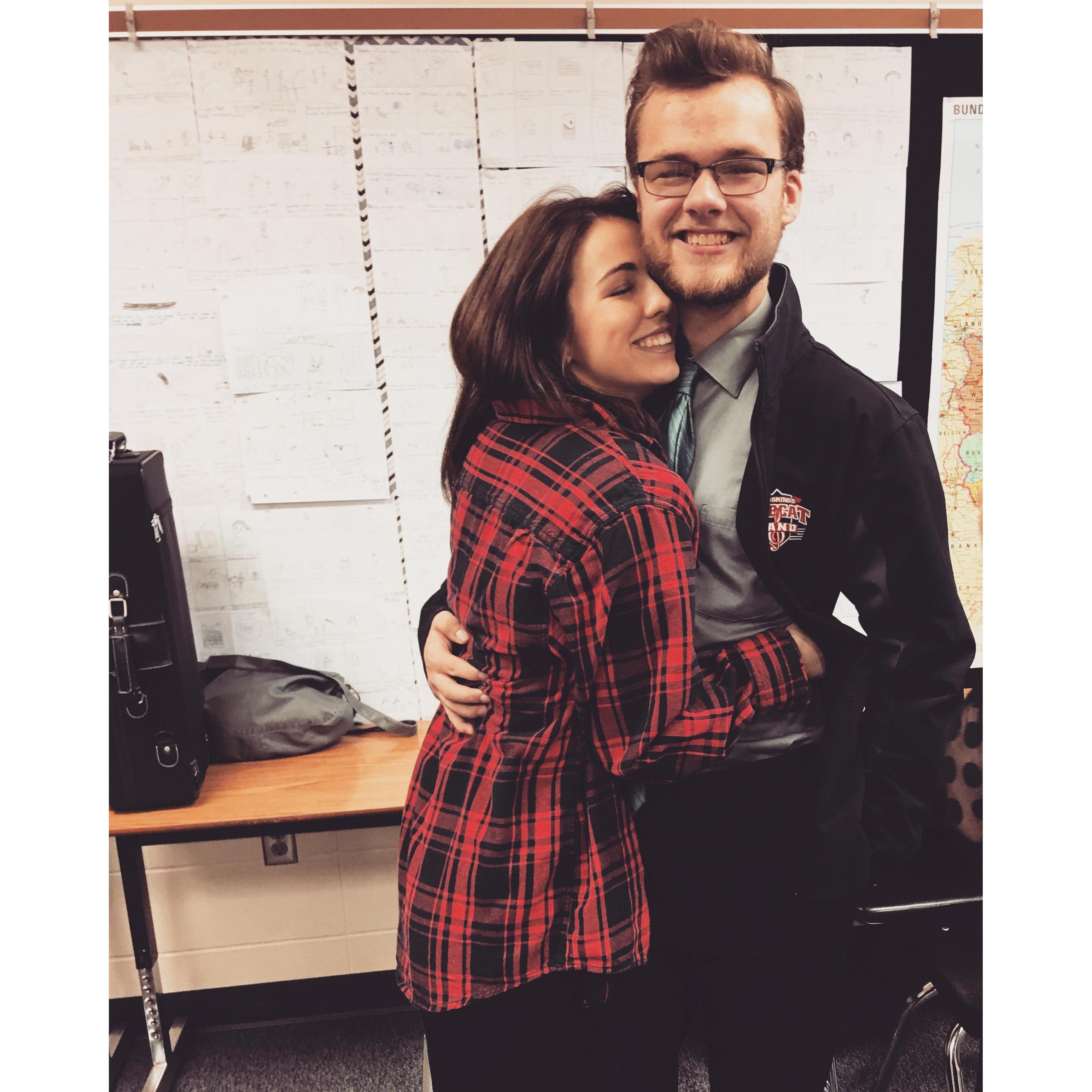 This is one of the pictures that as taken in the first few months of our relationship. Can someone say "Honeymoon phase!"
