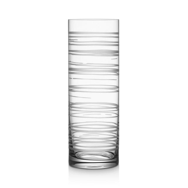 Orrefors Graphic Cylinder Vase