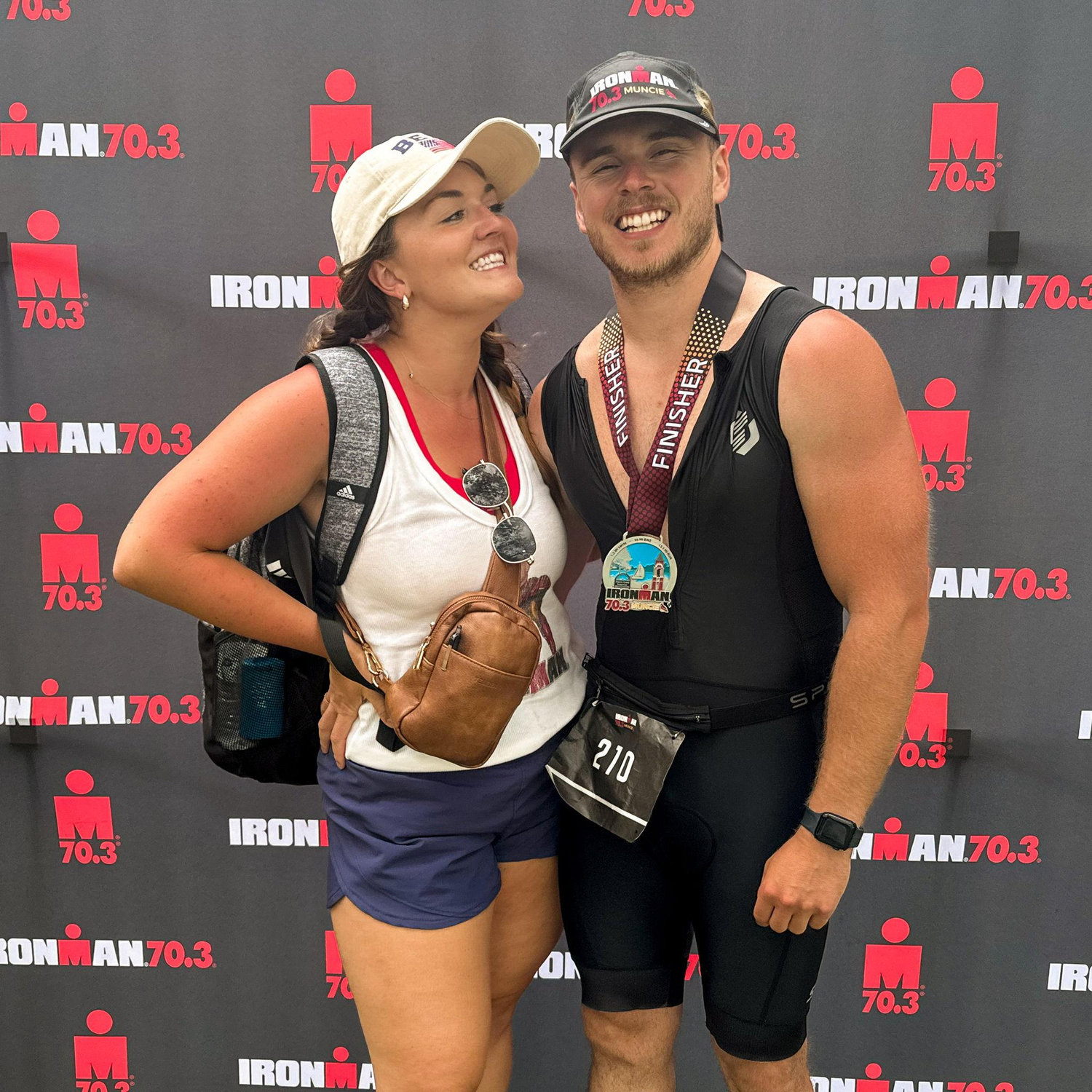 Jackson's first Half Ironman completed! This was a huge accomplishment.