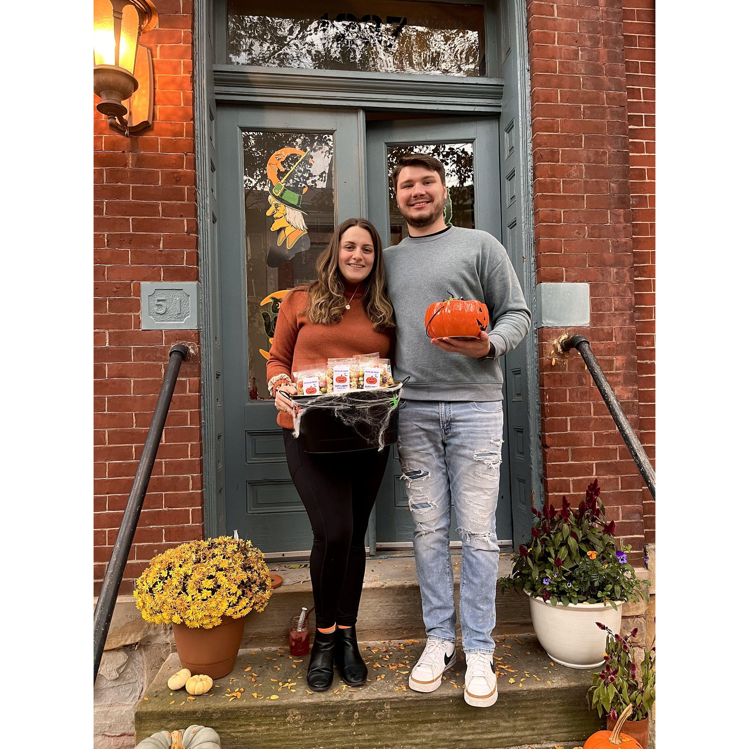 Our first halloween in our apartment!
