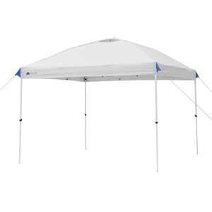 Ozark Trail 10x10 Instant Pop Up Canopy Tent with Simple Push Setup – Straight Leg Pop-Up Tent for Tailgating, Camping & Events