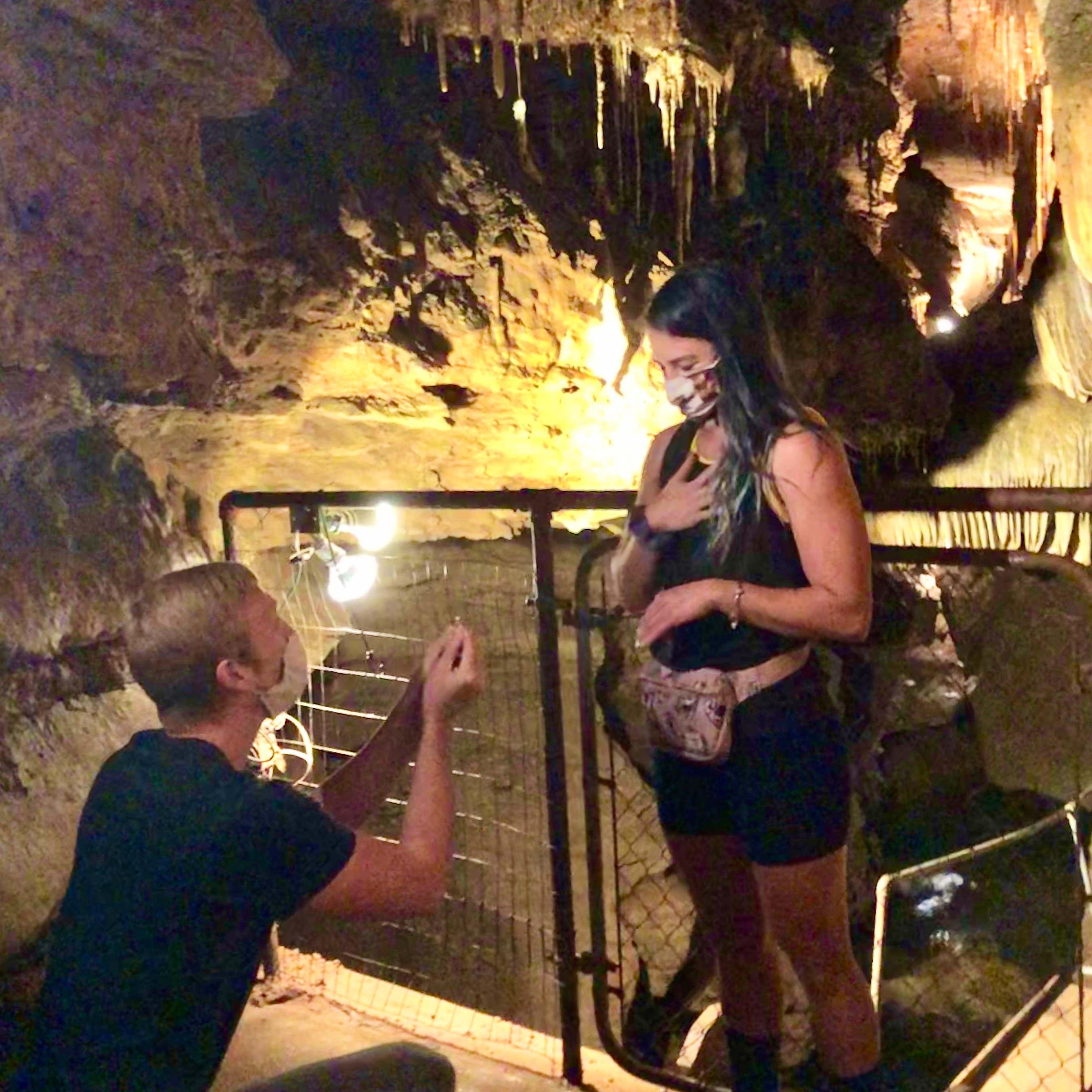 Did you get proposed to in a cave? I did.