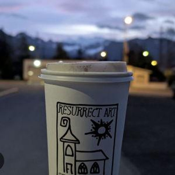 ☕️ Morning Coffee with Glacier Views