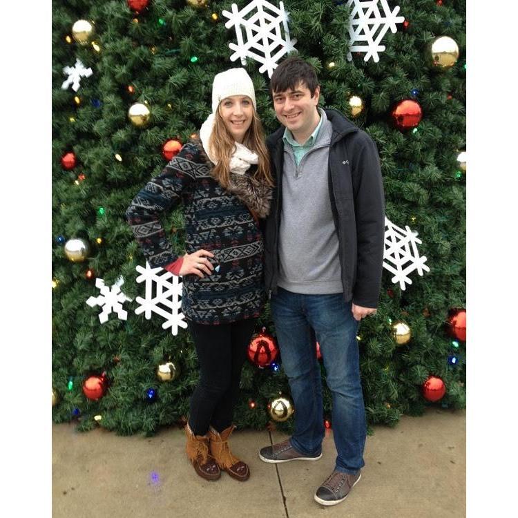 December 2015 - Our first Christmas together.