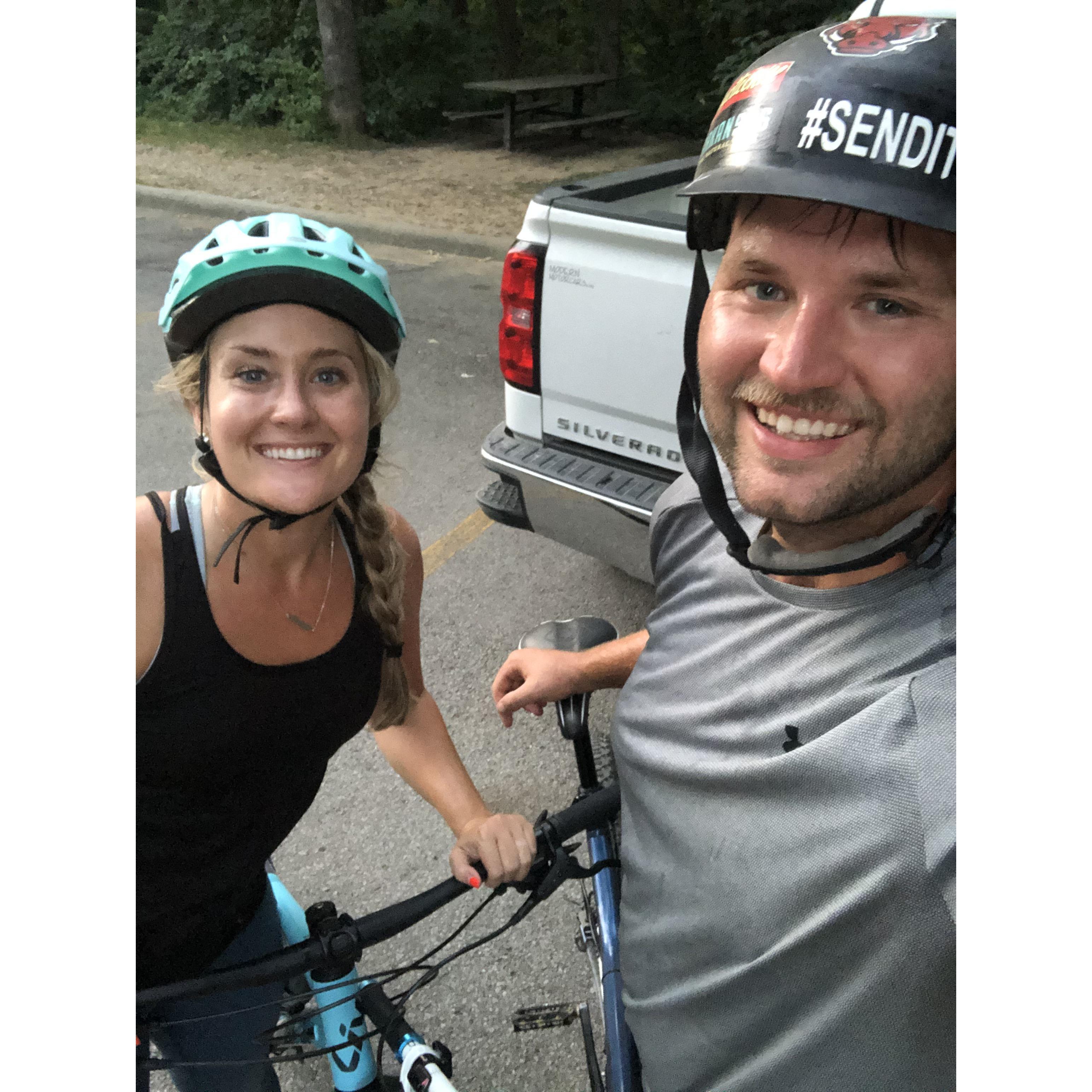 Biking