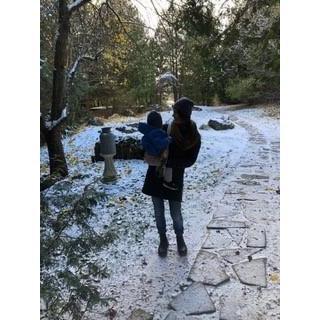 Brady and Catherine checking out the Millcroft forest