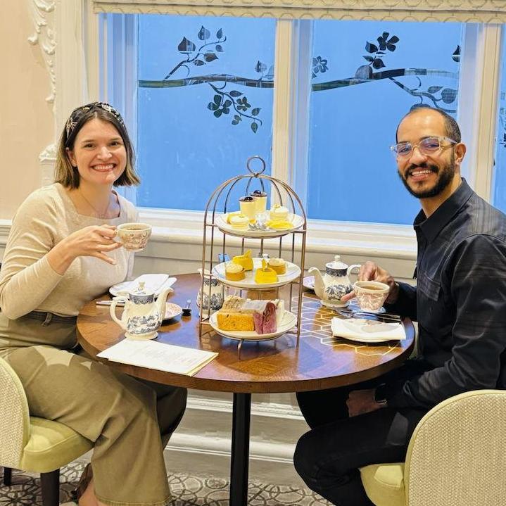 High tea in London, England.