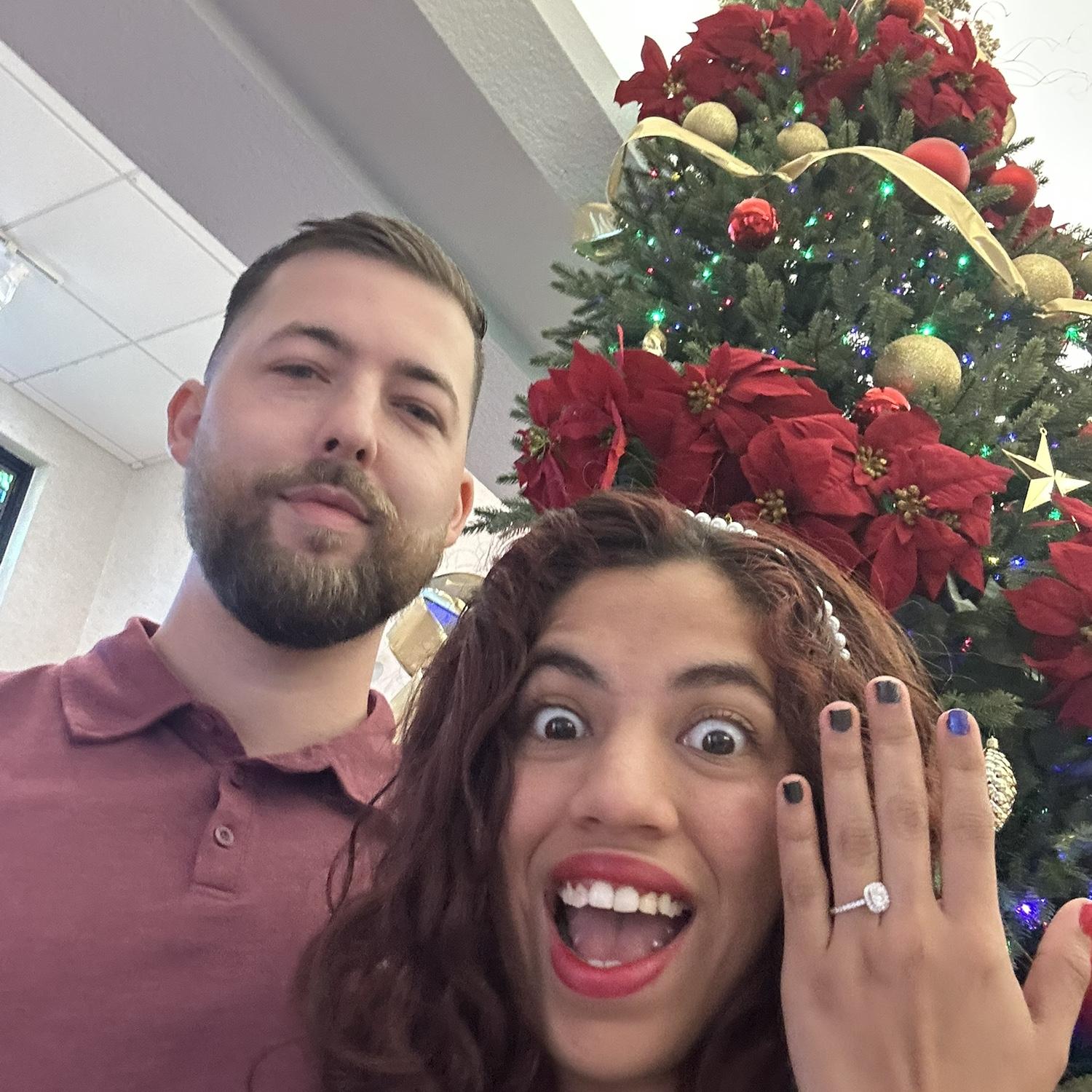 The day we got engaged!