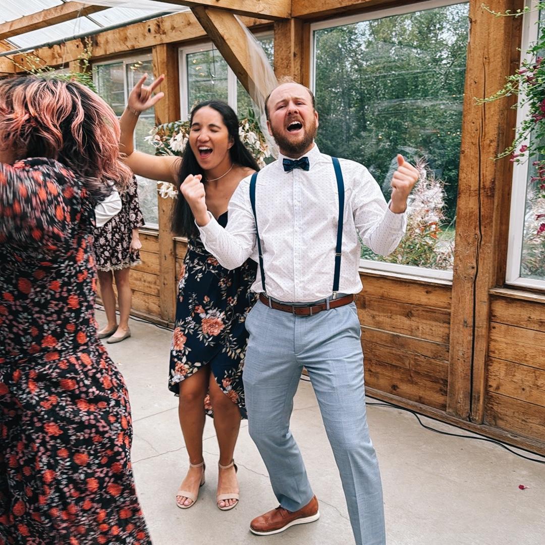 Catch us on the dance floor at any wedding
