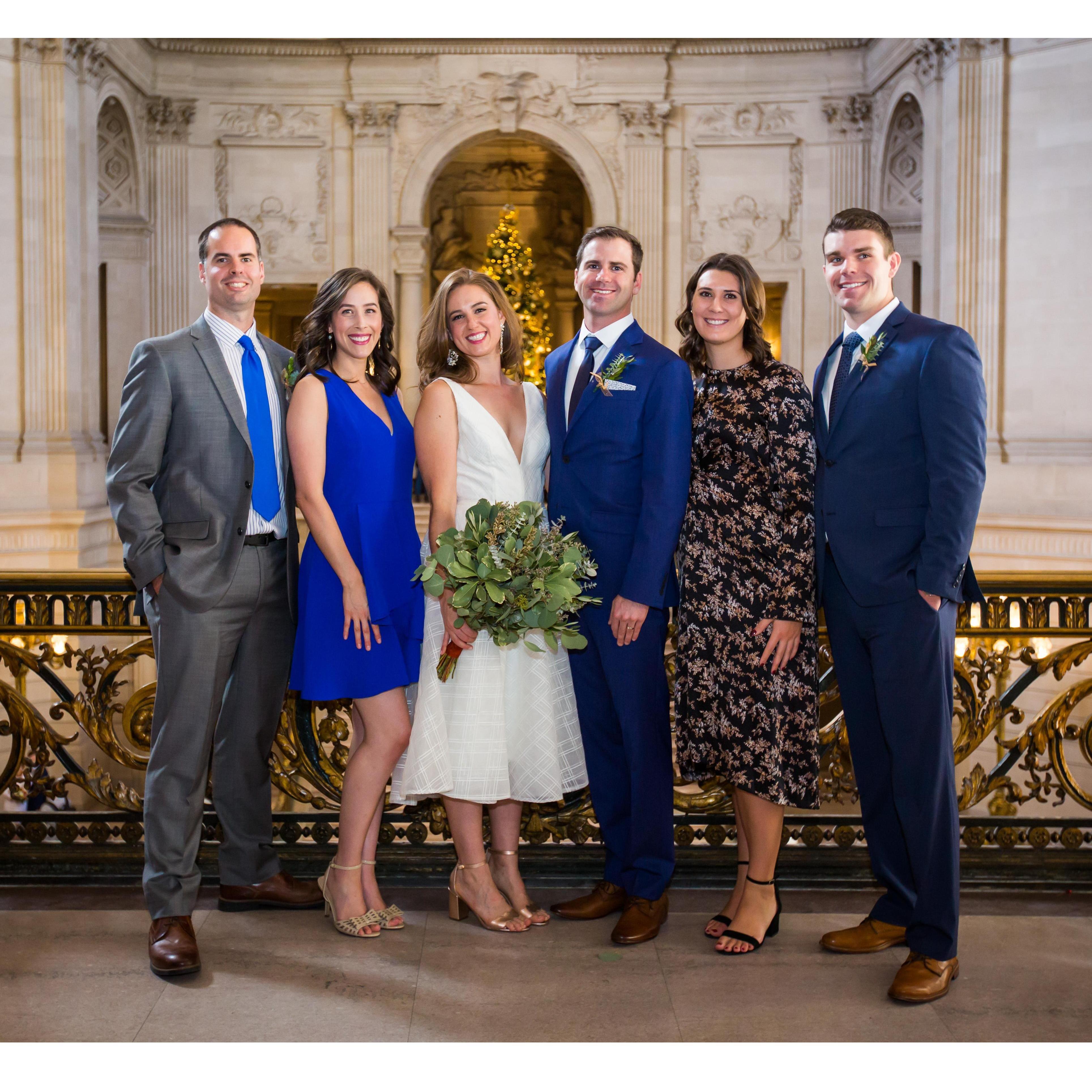 From left to right: Brad Blanchard, Sarah Blanchard, Megan Ottoboni, Ryan Wood